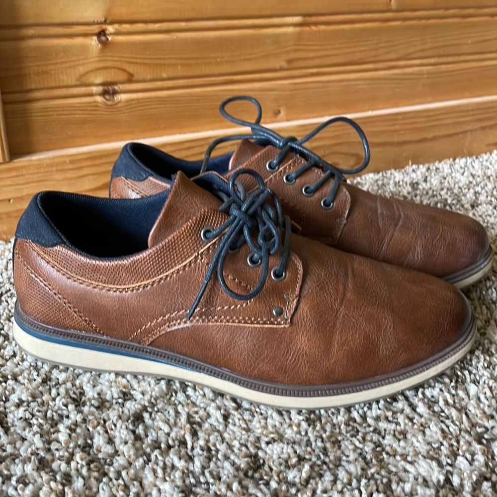 Boys memory foam Sonoma dress shoes.  Brand new, wore twice